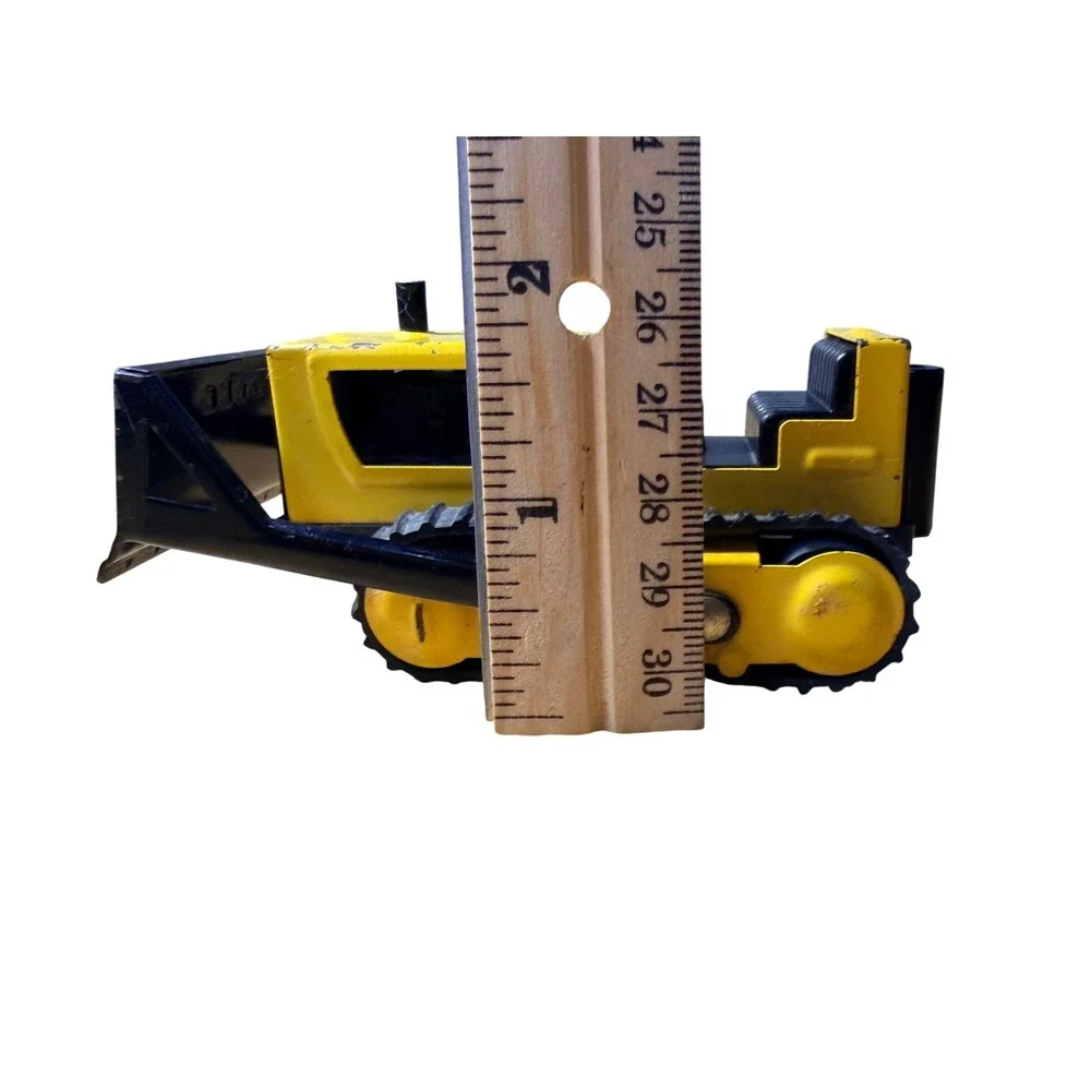 Tonka Bulldozer VTG 1970s‎ Pressed Steel Yellow Black Construction Nostalgic Toy